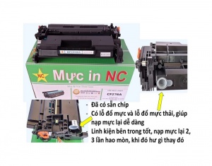 Hộp mực 76a CÓ CHÍP, cho HP Pro 404n, 404d, 404dn, 404dw, MFC M428fdn, M428fdw, M304 (NC)